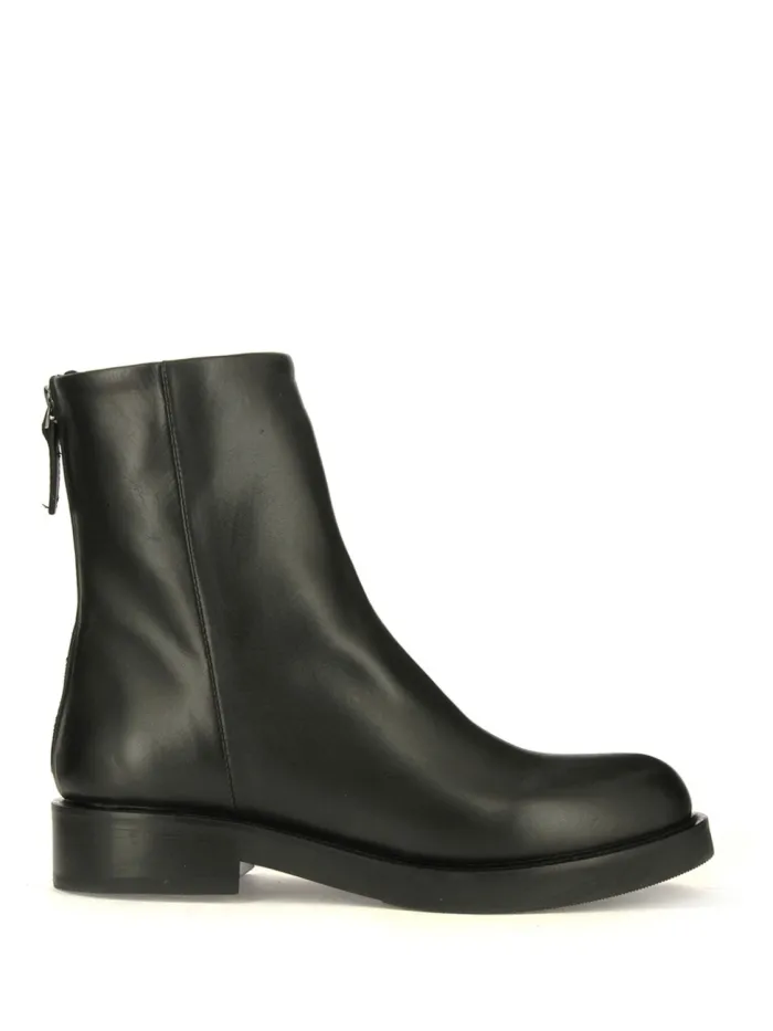 10mm hohe stiefeletten aus kalbsleder