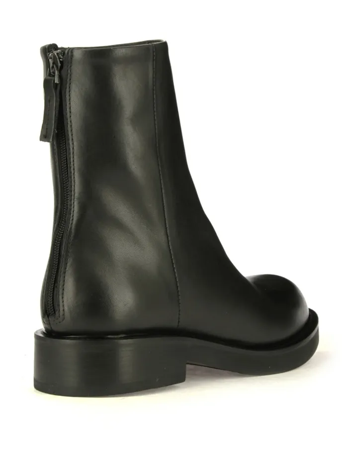 10mm hohe stiefeletten aus kalbsleder