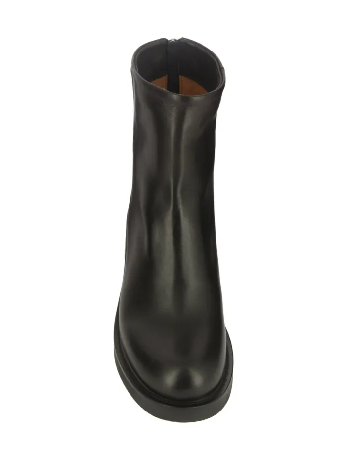 10mm hohe stiefeletten aus kalbsleder