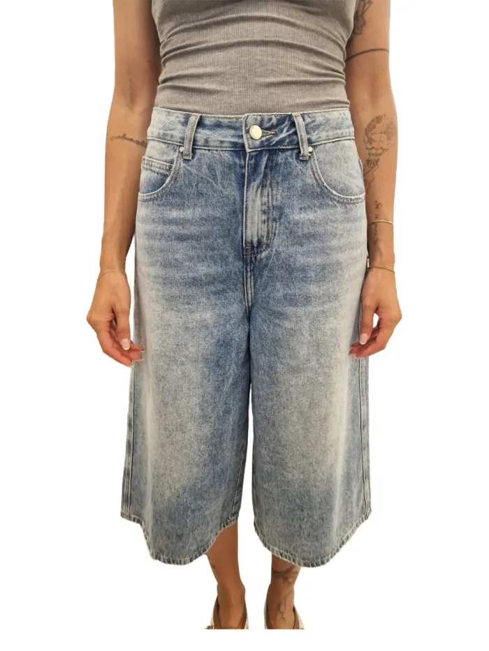 F5135 BERMUDA JEANS Denim