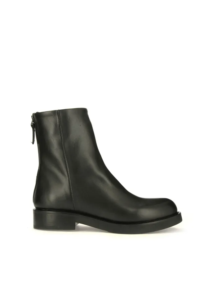 10mm hohe stiefeletten aus kalbsleder