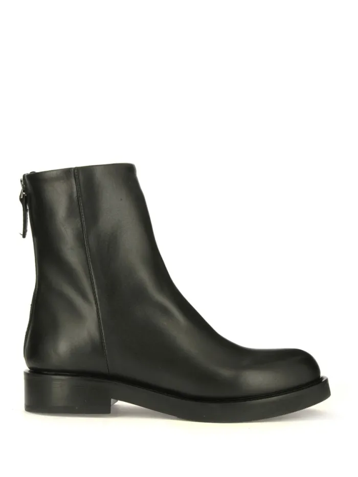 10mm hohe stiefeletten aus kalbsleder