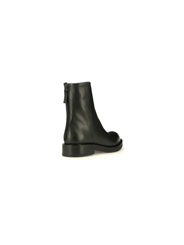 10mm hohe stiefeletten aus kalbsleder