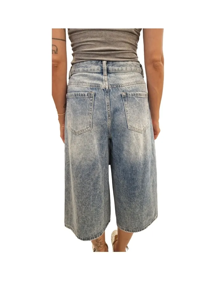 F5135 BERMUDA JEANS Denim
