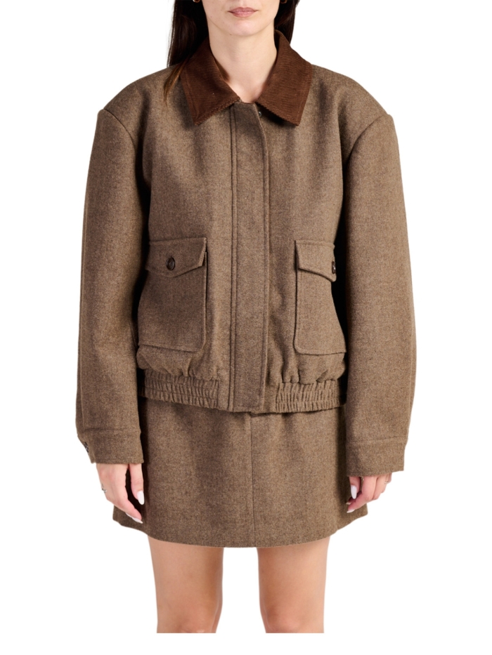 MARRONE/EFW260016/POLIESTERE