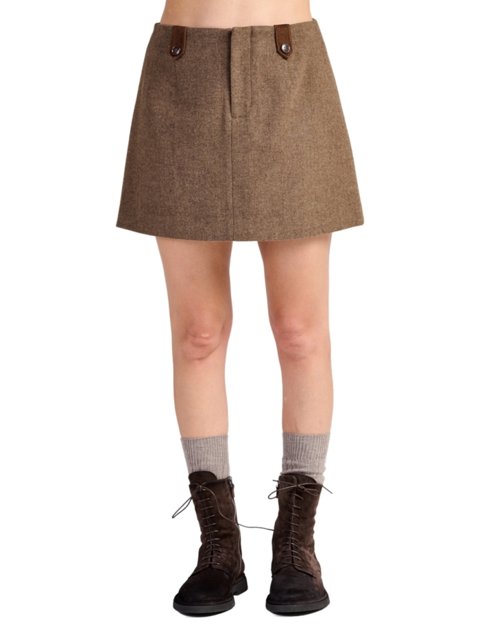 MARRONE/EFW260015/POLIESTERE